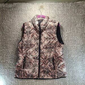 MNY Marc New York Performance Duck Down Puffer Vest Women's  XL Full Zip Hooded